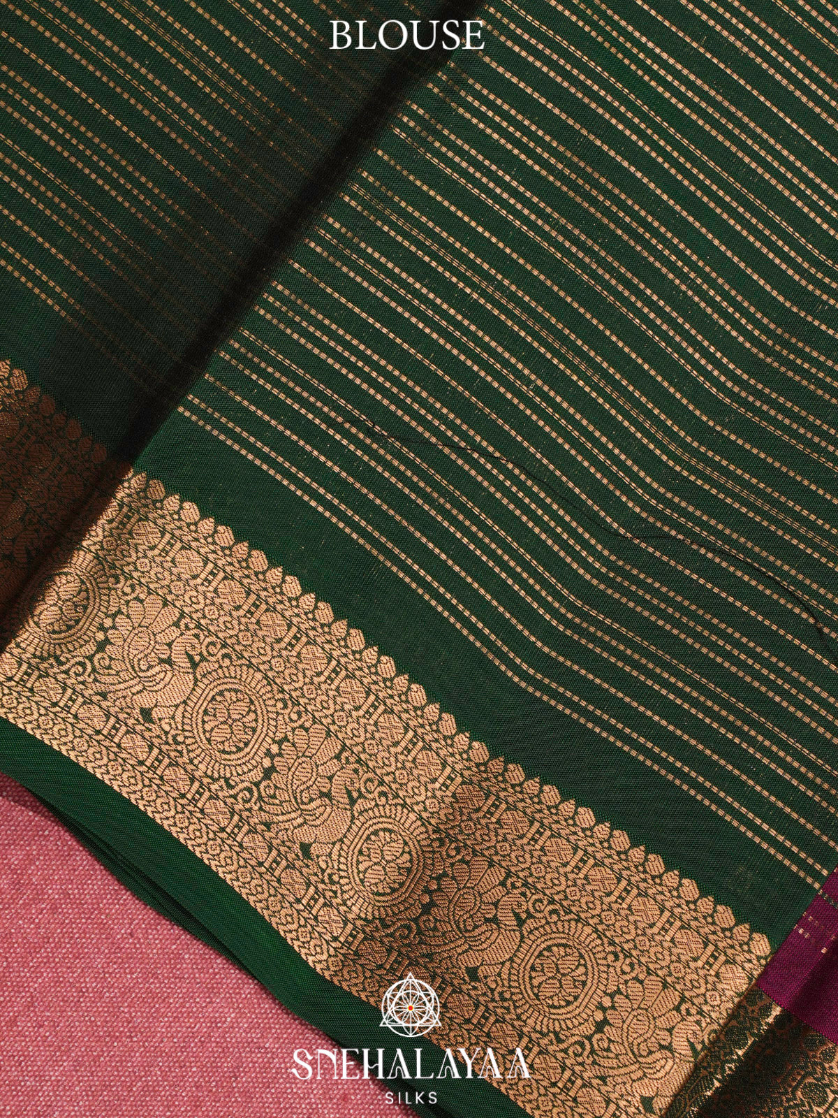 Magenta  Kanjivaram Silk Saree