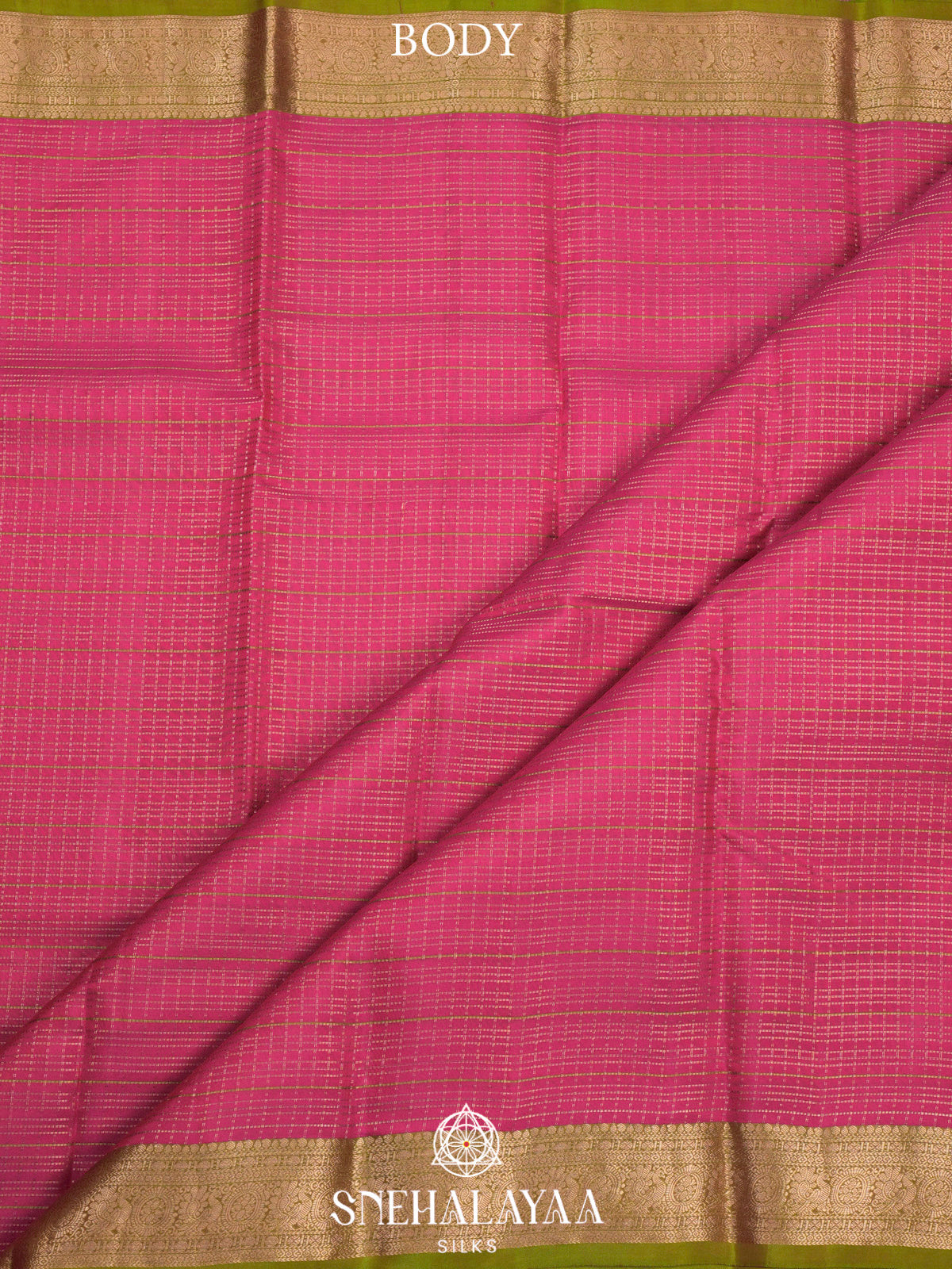 Pink  Kanjivaram Silk Saree