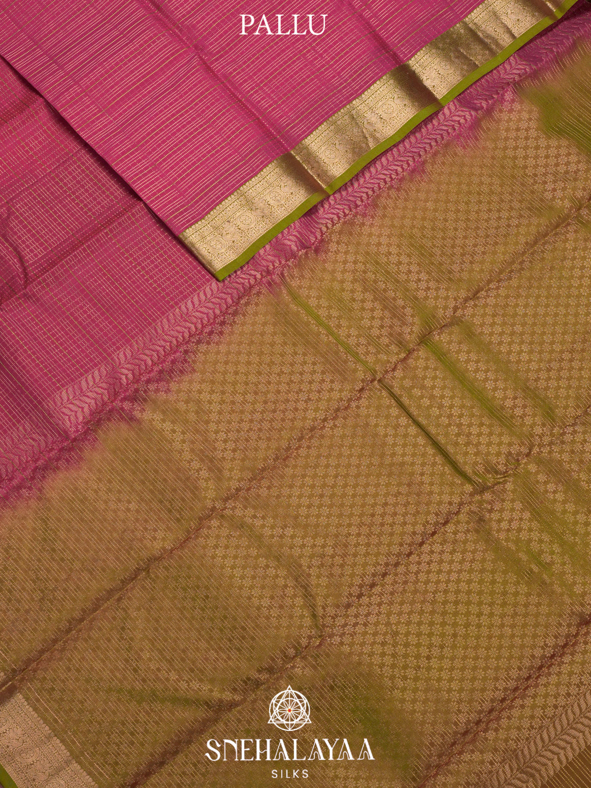 Pink  Kanjivaram Silk Saree