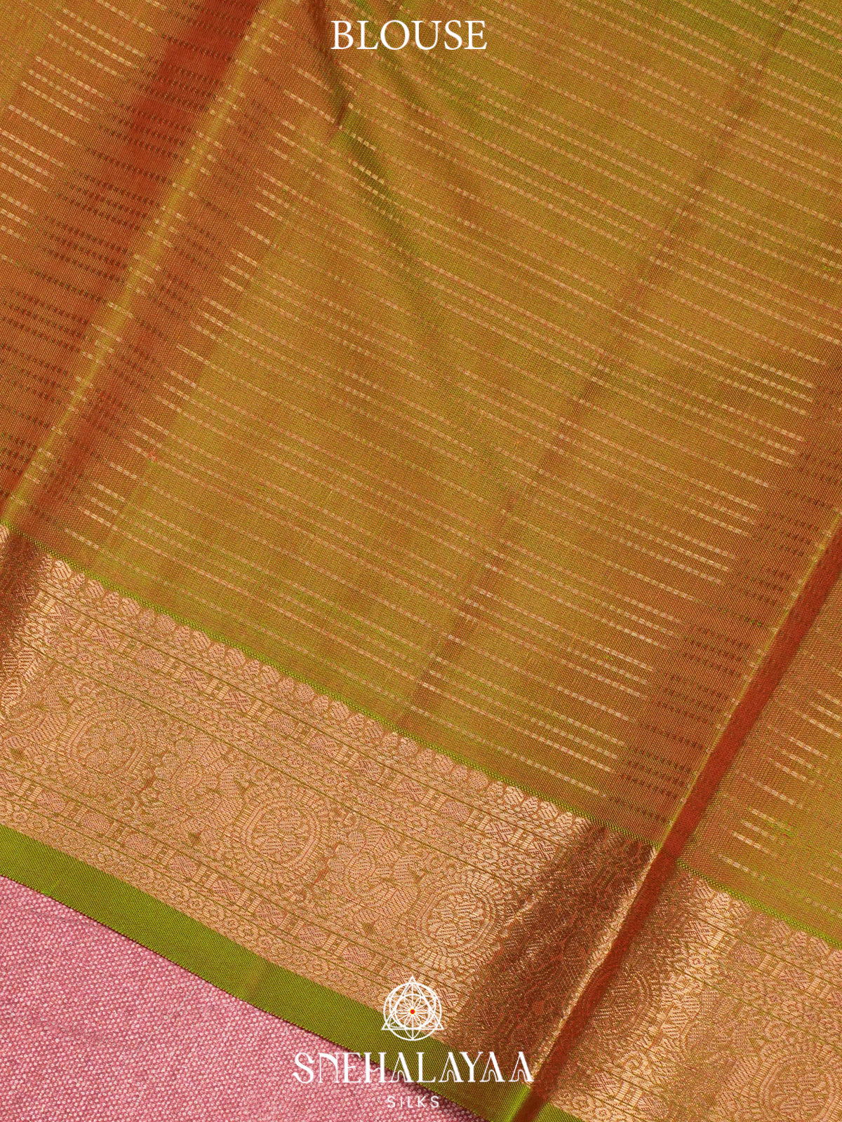 Pink  Kanjivaram Silk Saree