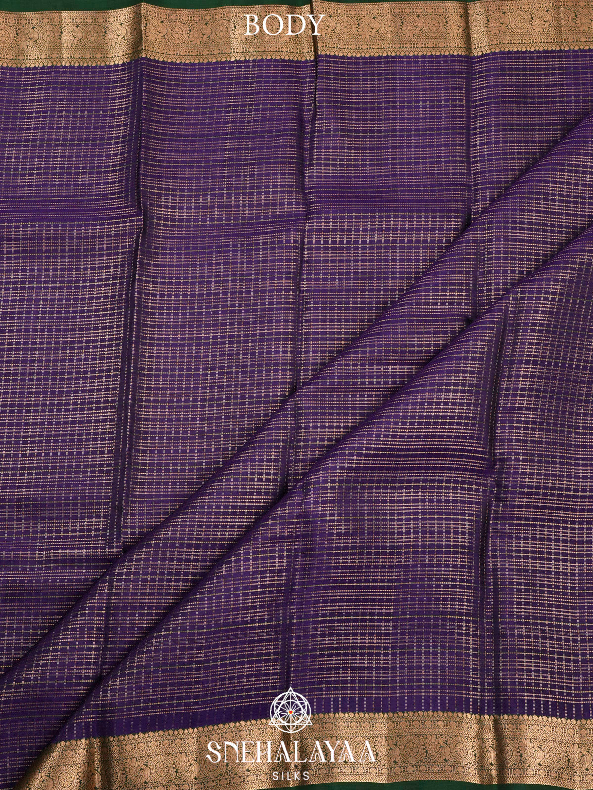 Purple  Kanjivaram Silk Saree