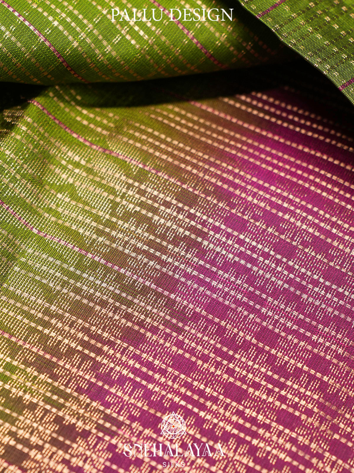 Lime Green  Kanjivaram Silk Saree