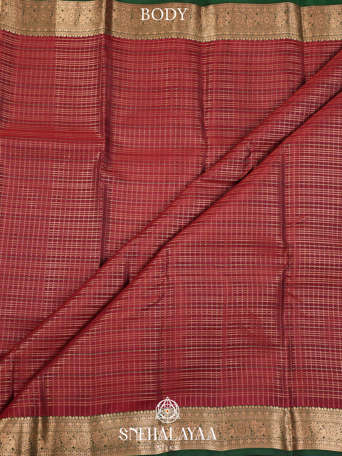 Red  Kanjivaram Silk Saree