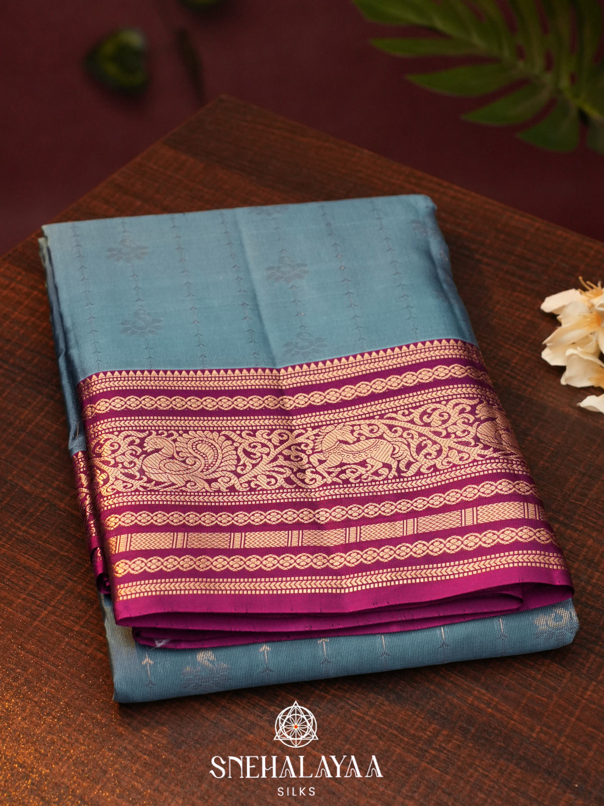 Sea Green  Kanjivaram Silk Saree