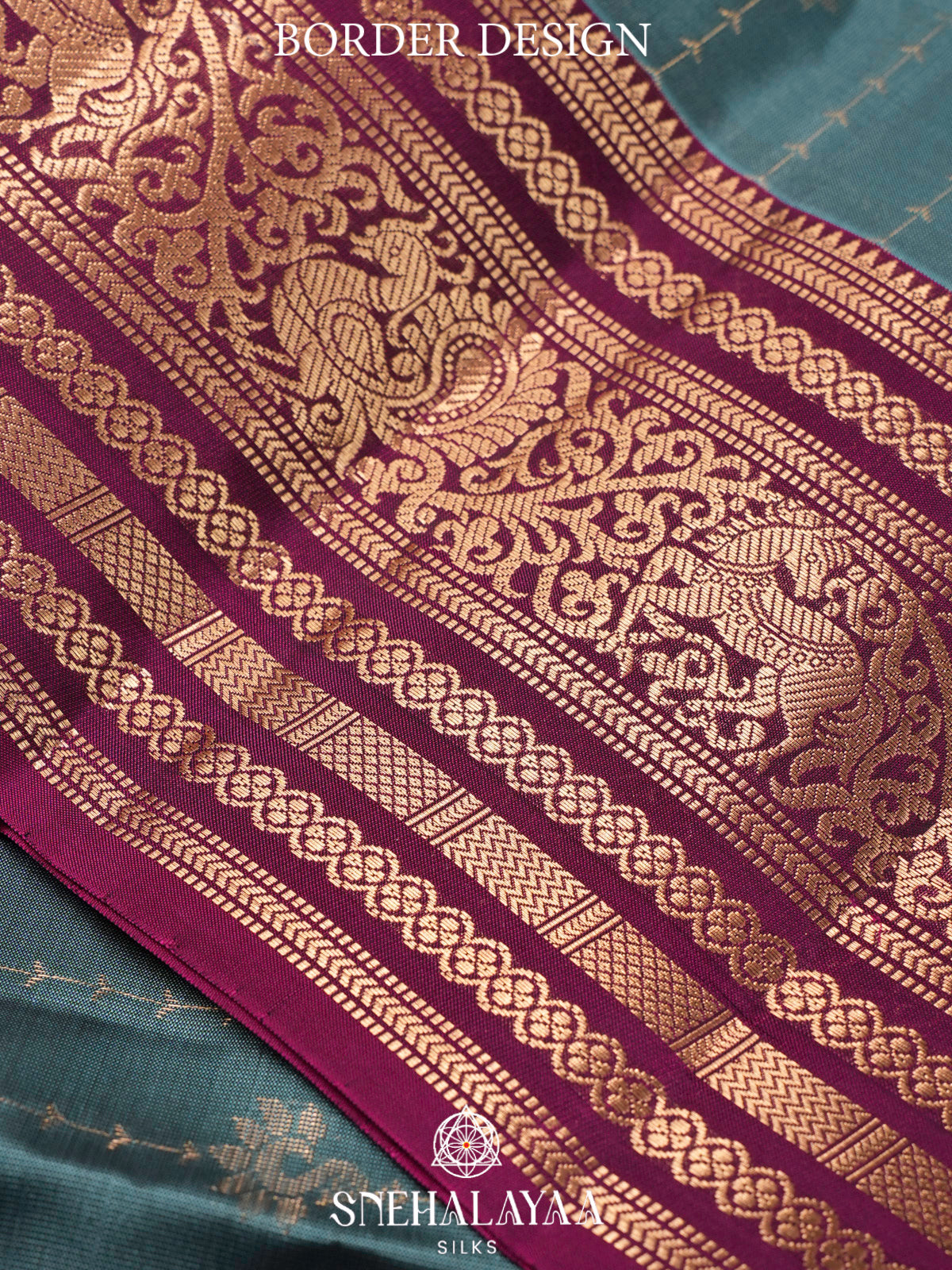 Sea Green  Kanjivaram Silk Saree