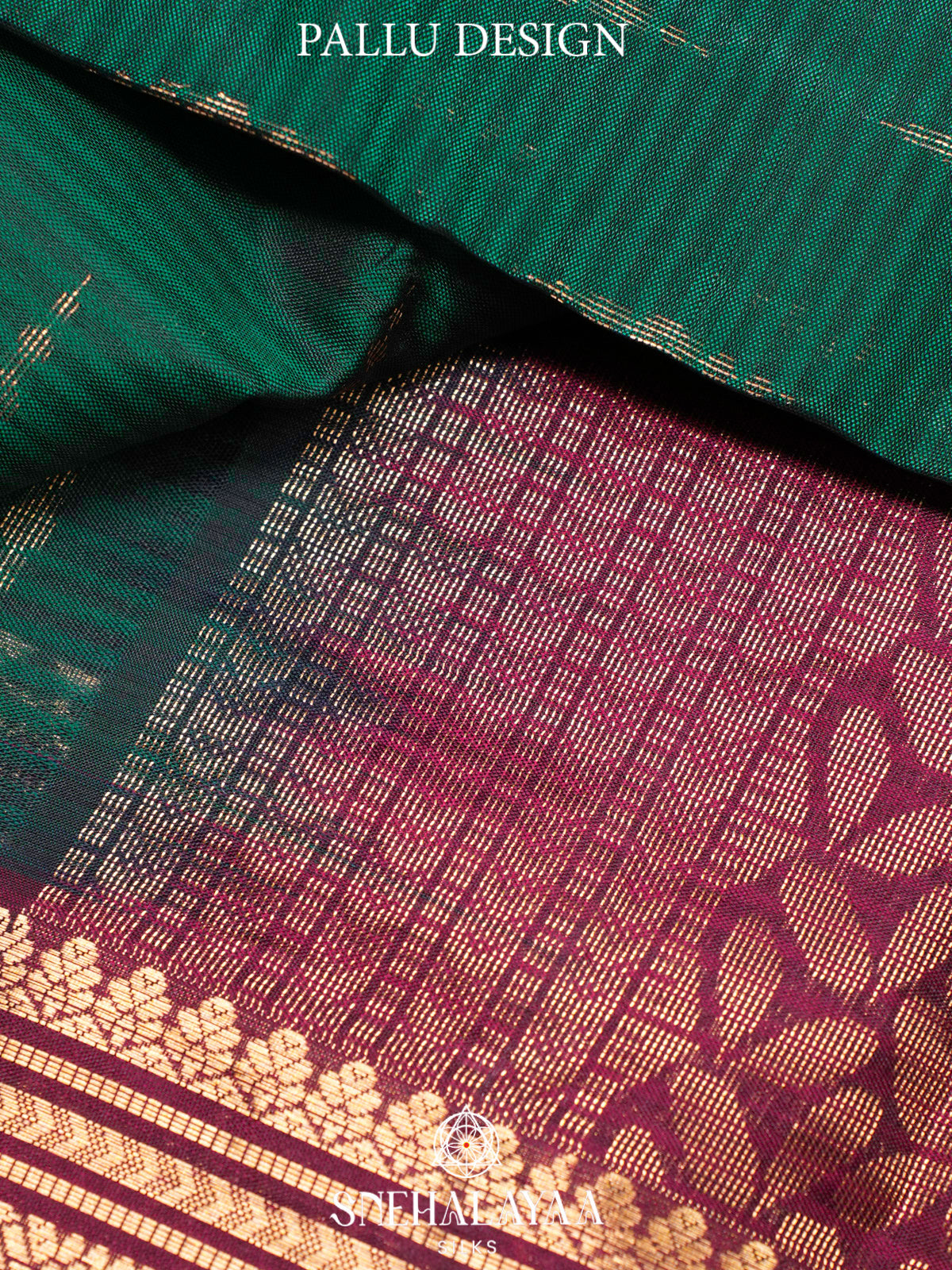 Forest Green  Kanjivaram Silk Saree