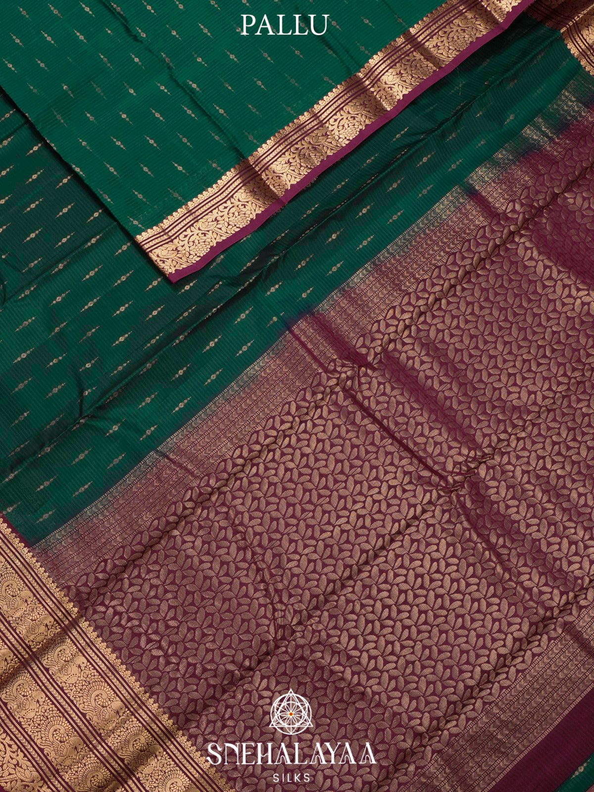 Forest Green  Kanjivaram Silk Saree