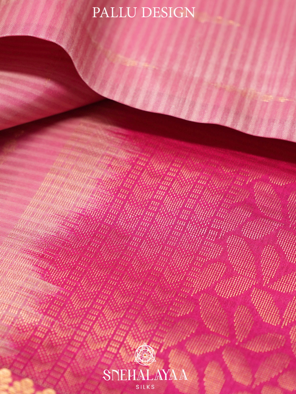 Pink  Kanjivaram Silk Saree