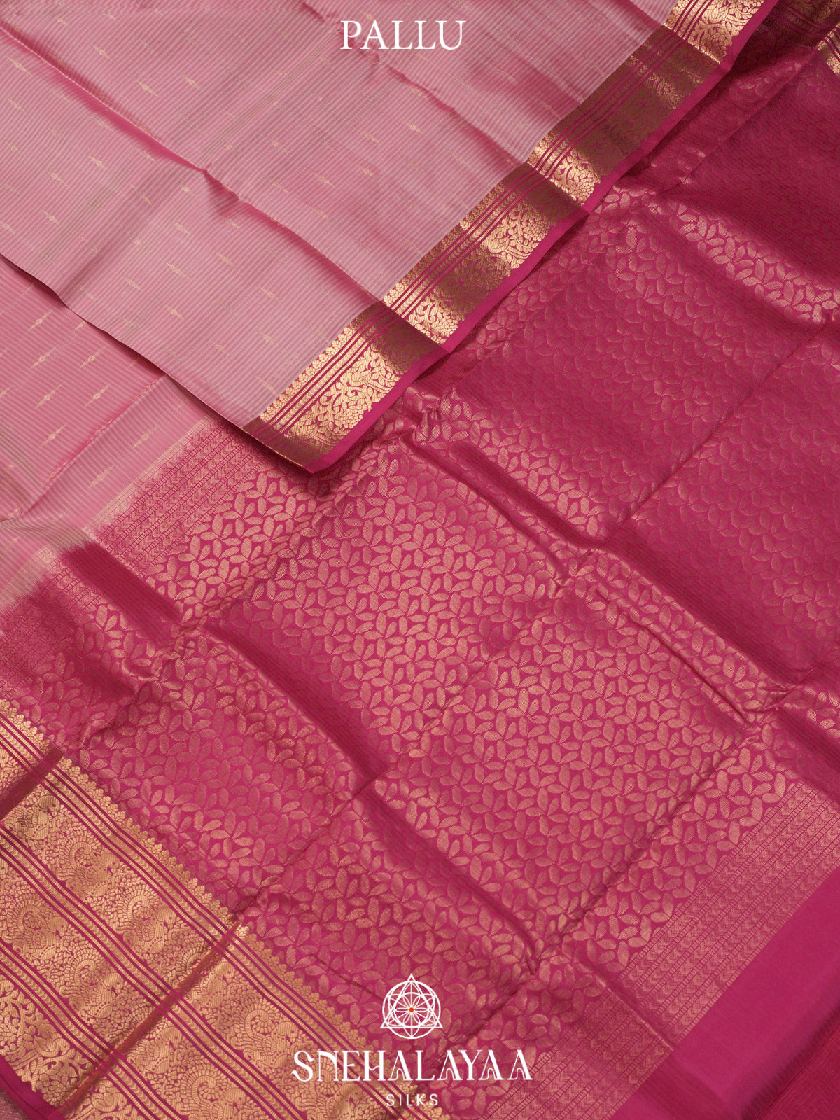 Pink  Kanjivaram Silk Saree