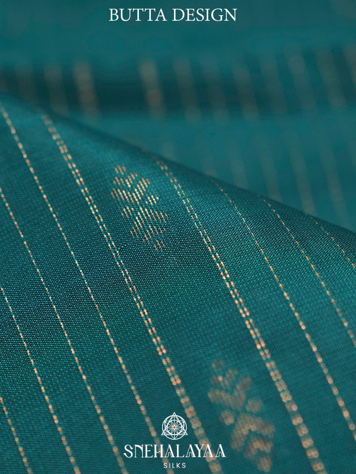 Peacock Blue  Kanjivaram Silk Saree