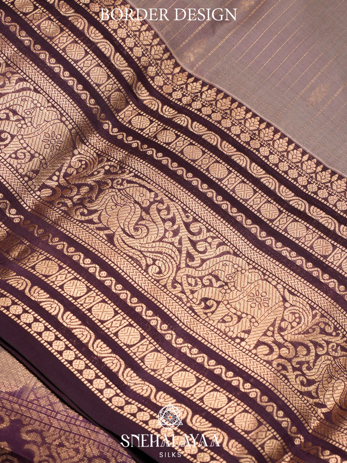 Brown  Kanjivaram Silk Saree