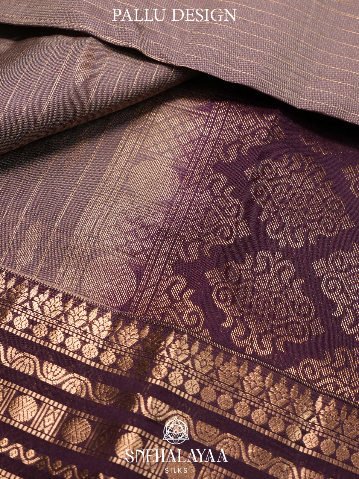 Brown  Kanjivaram Silk Saree