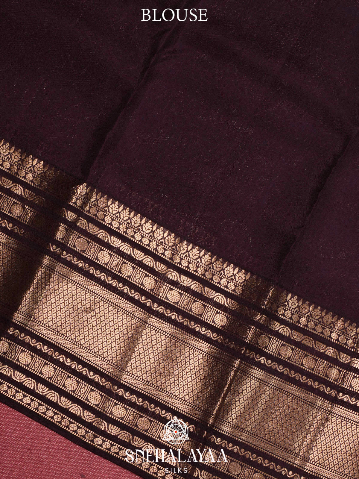 Brown  Kanjivaram Silk Saree