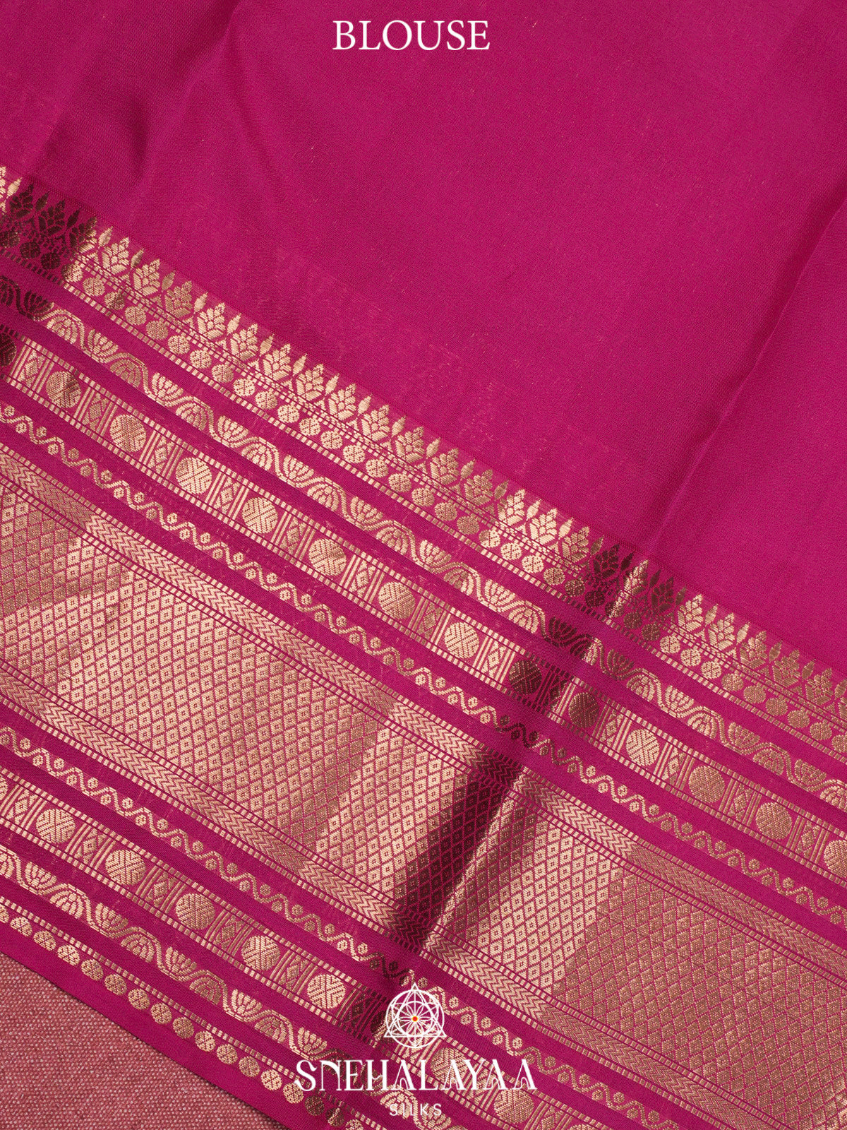 Pink  Kanjivaram Silk Saree