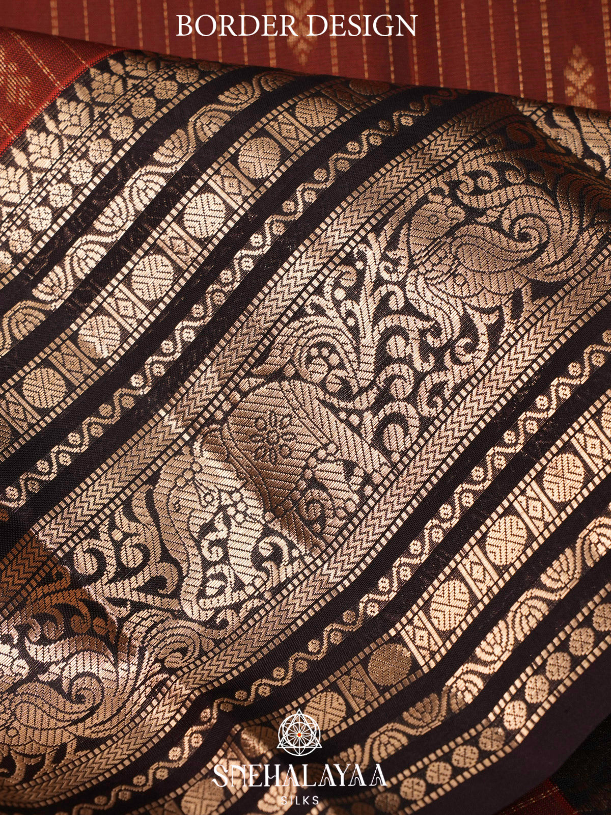 Brown  Kanjivaram Silk Saree