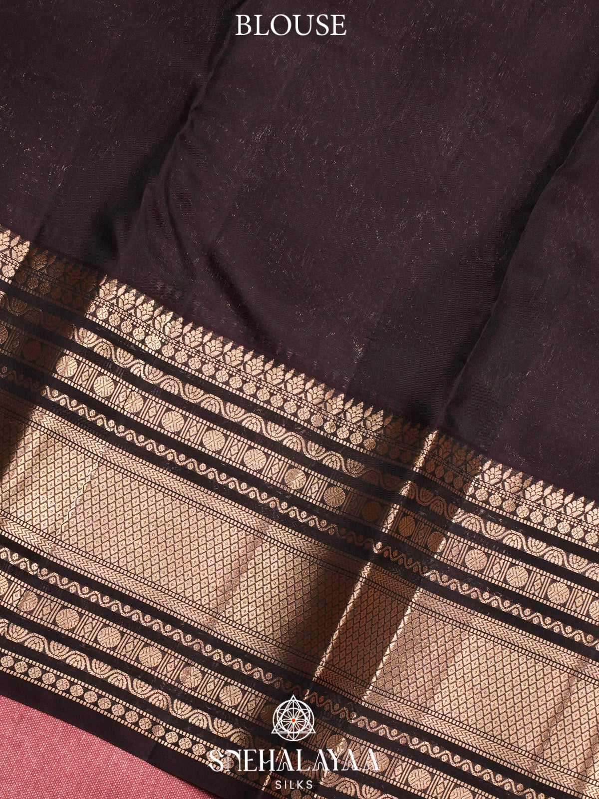 Brown  Kanjivaram Silk Saree