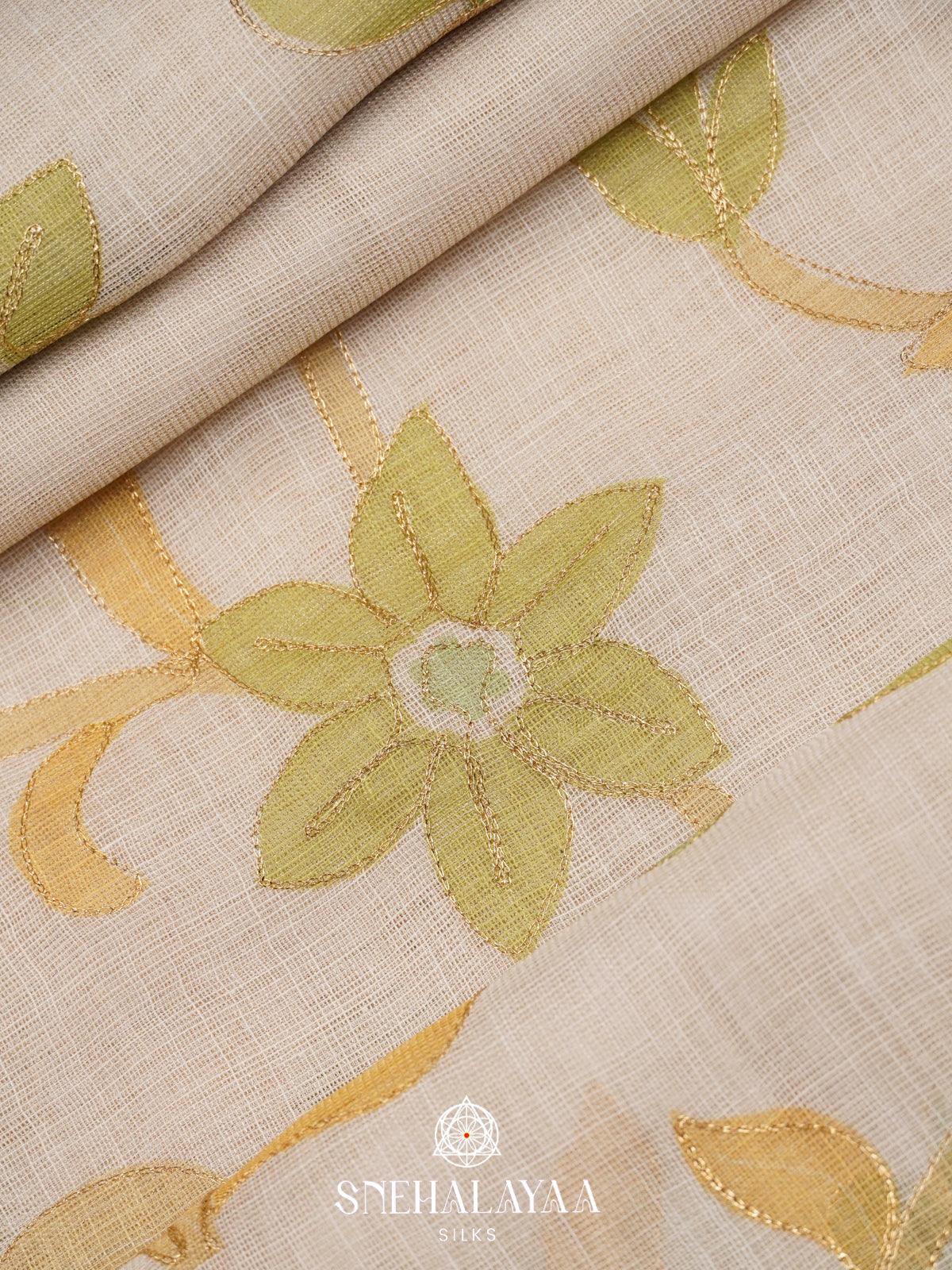 Sandal Linen Saree