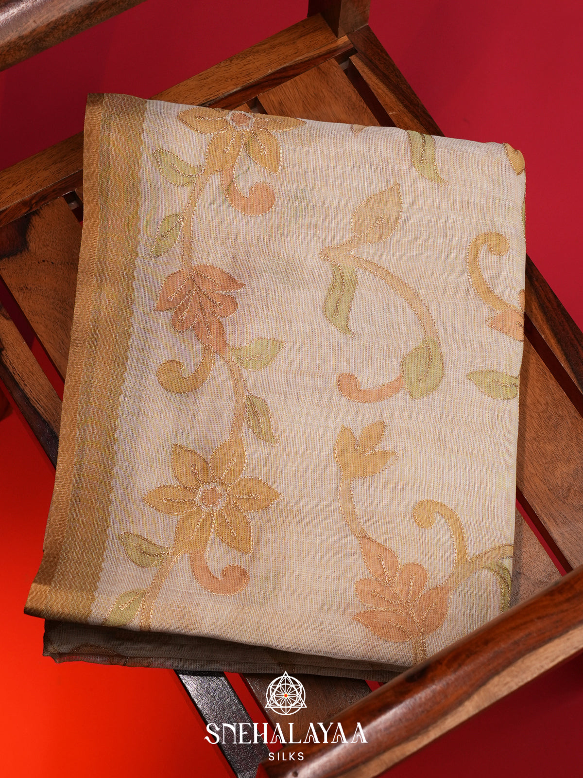 Sandal Linen Saree