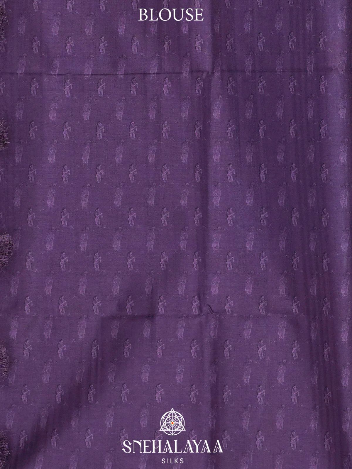 Blue Tussar Saree