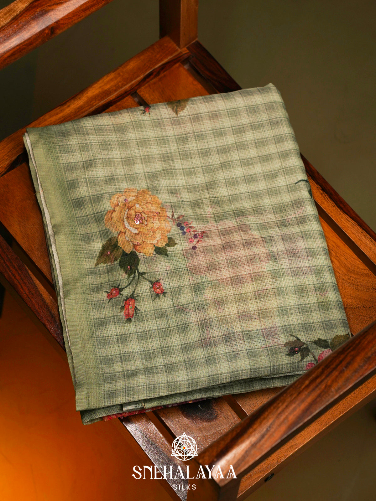 Green  Kota Saree