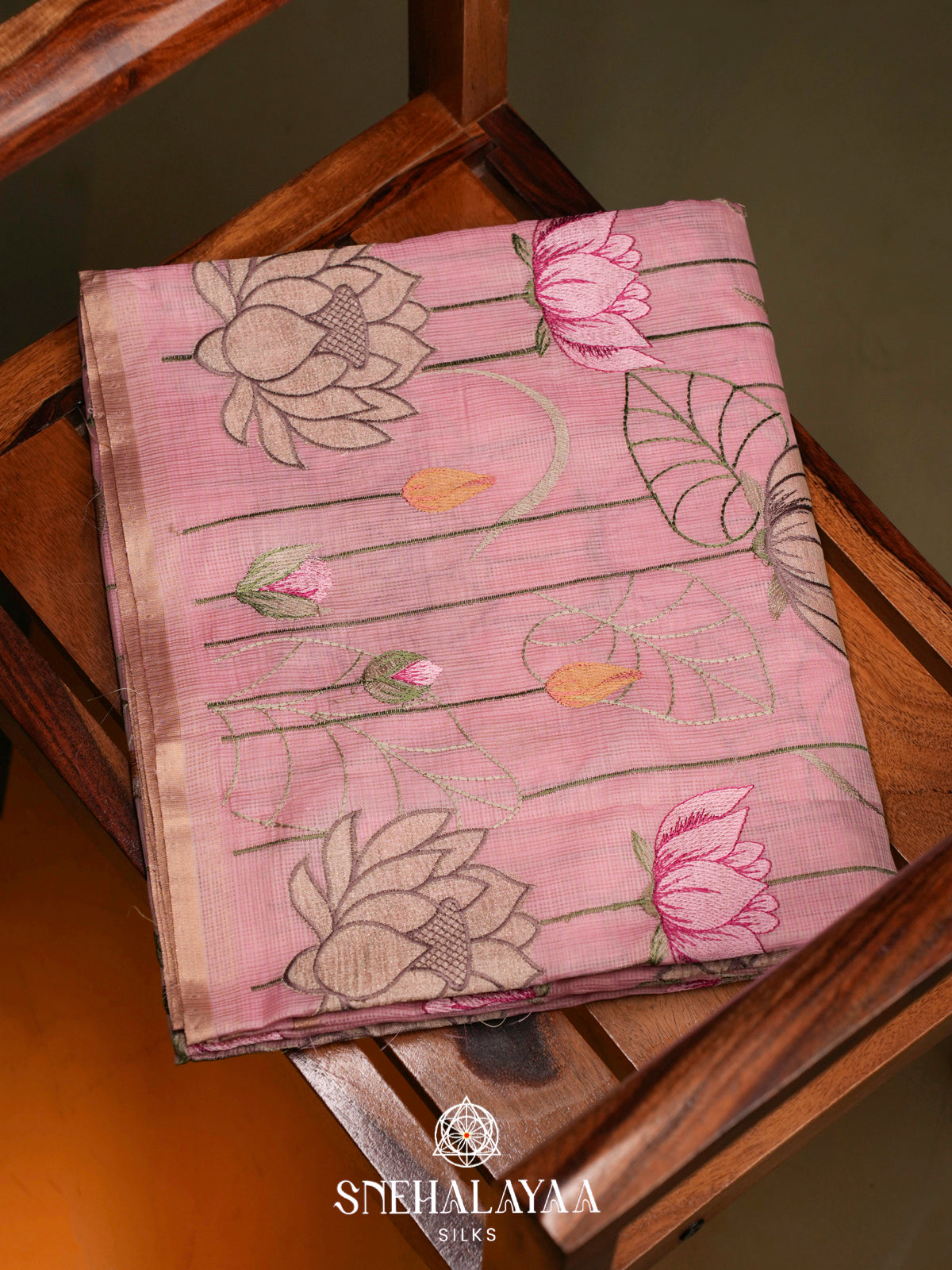Pink  Kota Saree