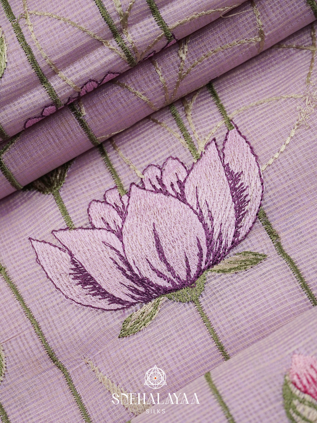 Lilac  Kota Saree