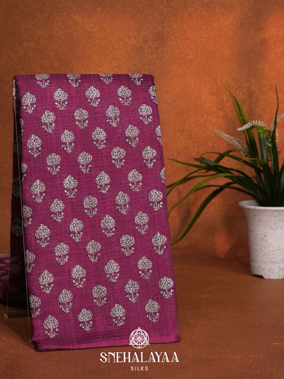 Magenta Kota Saree