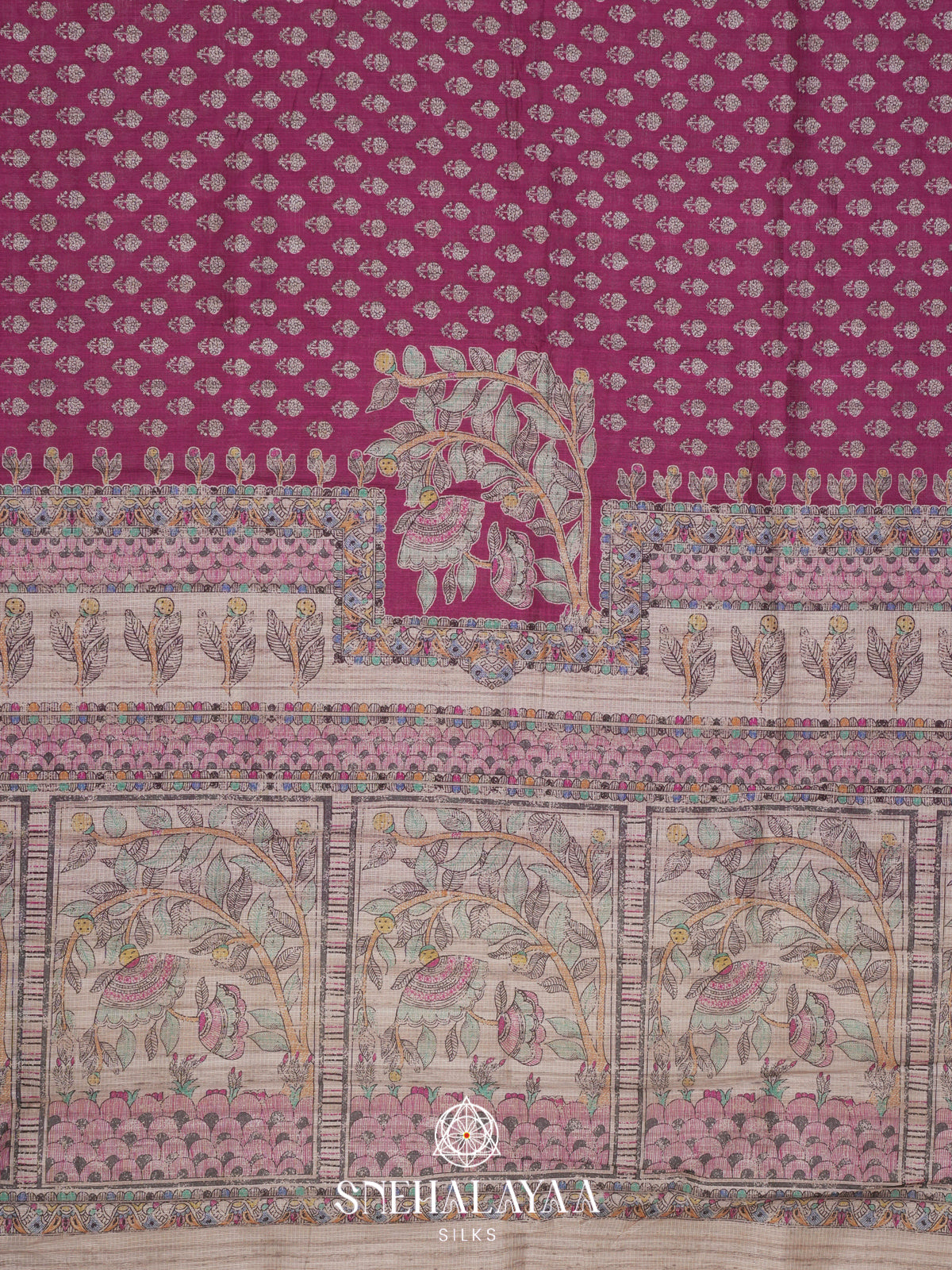 Magenta Kota Saree