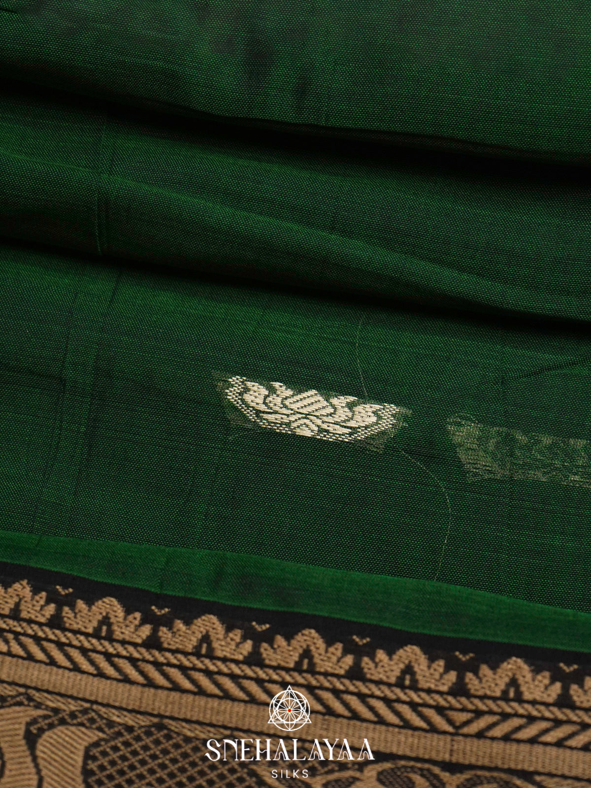 Green Narayanpet Cotton Saree