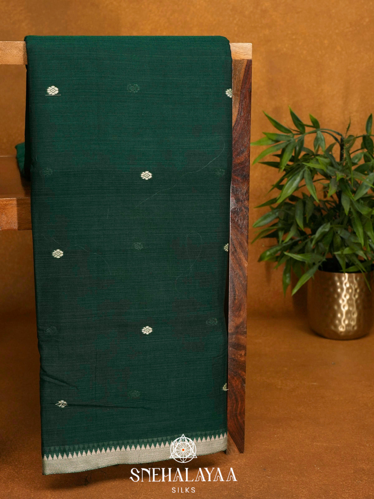 Green Narayanpet Cotton Saree