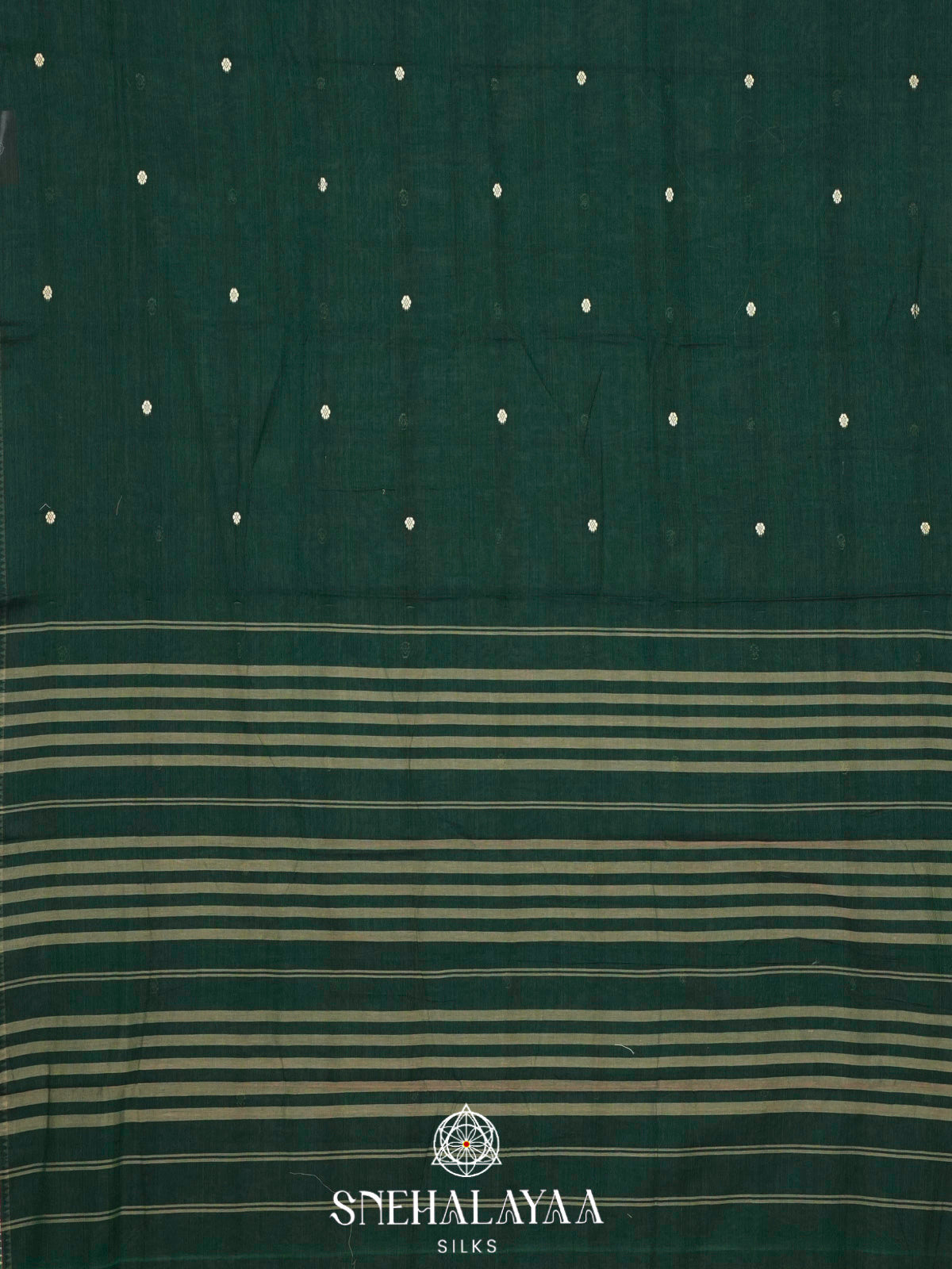 Green Narayanpet Cotton Saree