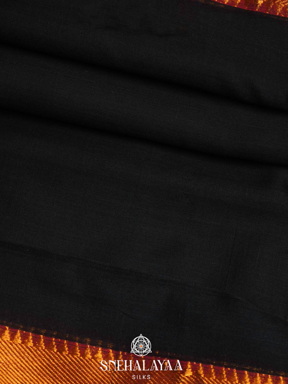 Black Narayanpet Cotton Saree