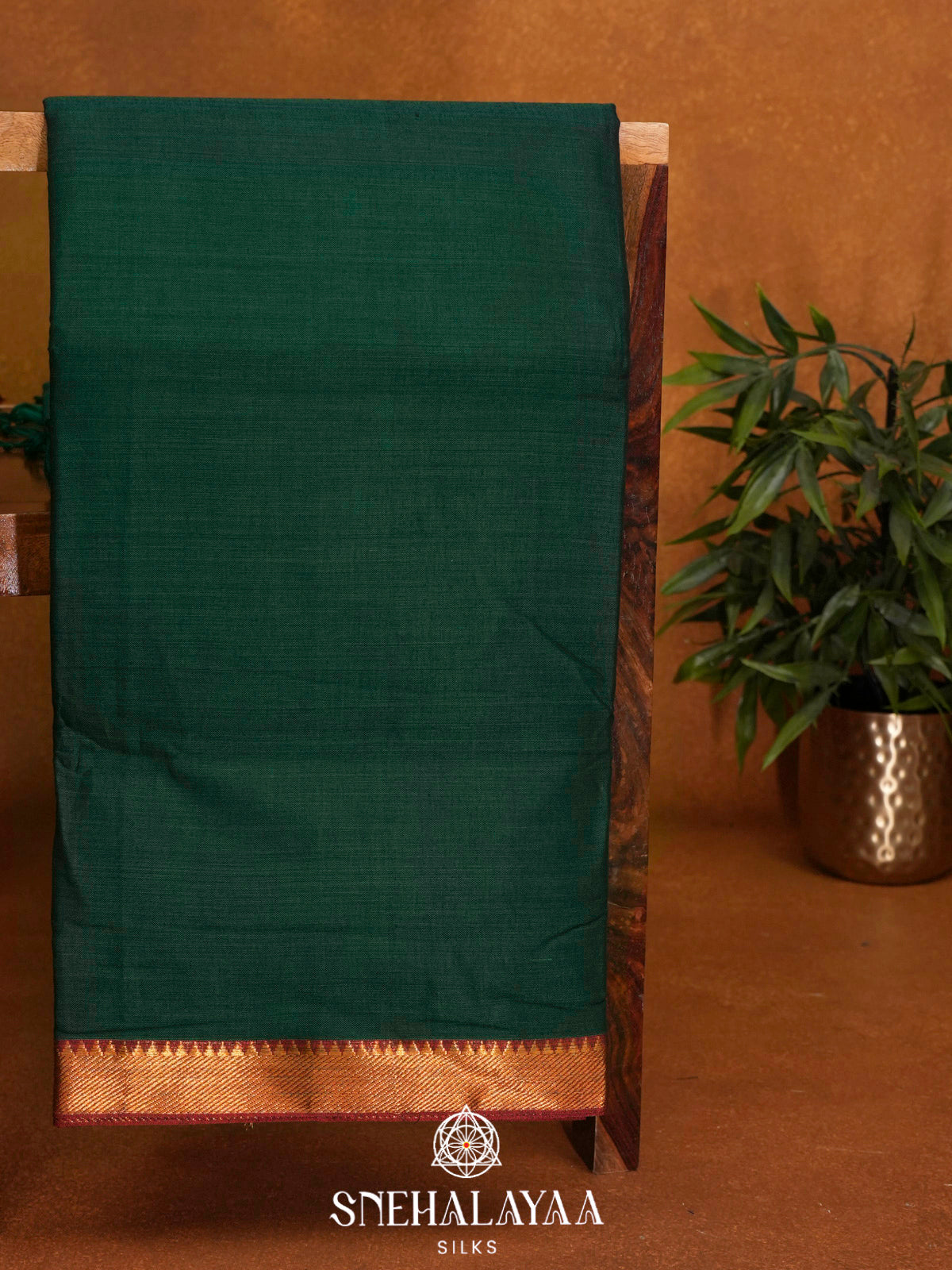 Green Narayanpet Cotton Saree