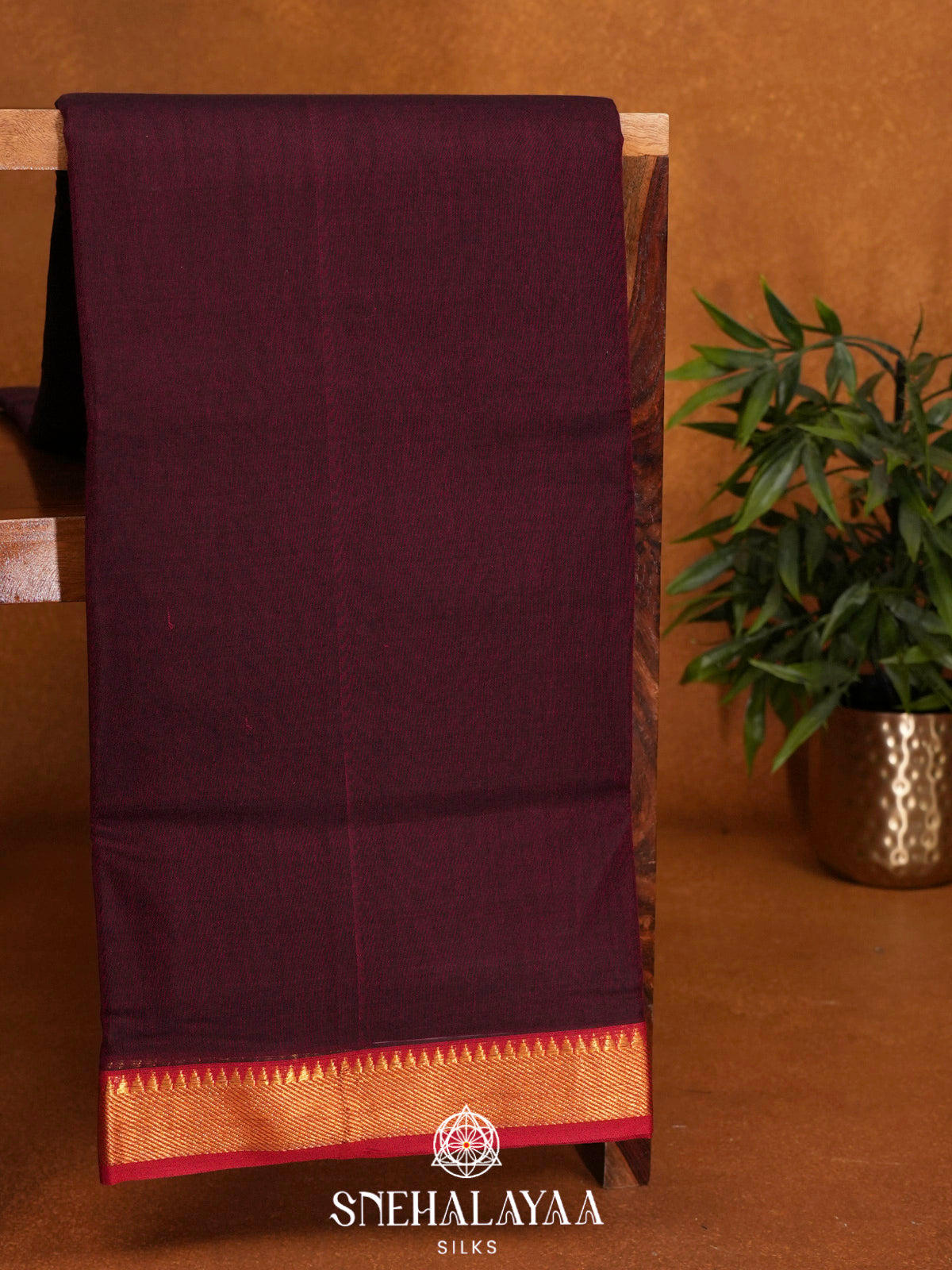Wine Narayanpet Cotton Saree
