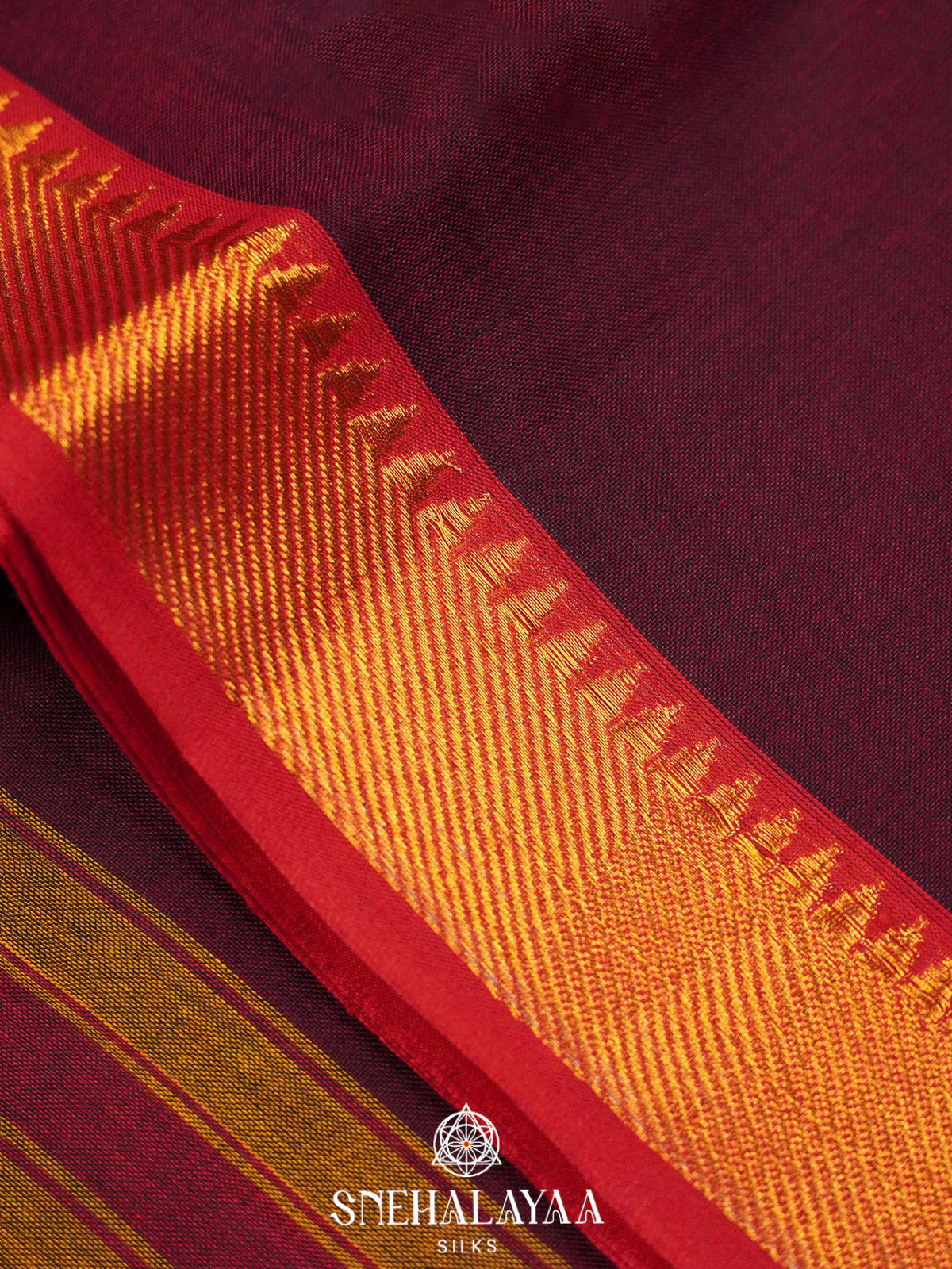 Wine Narayanpet Cotton Saree