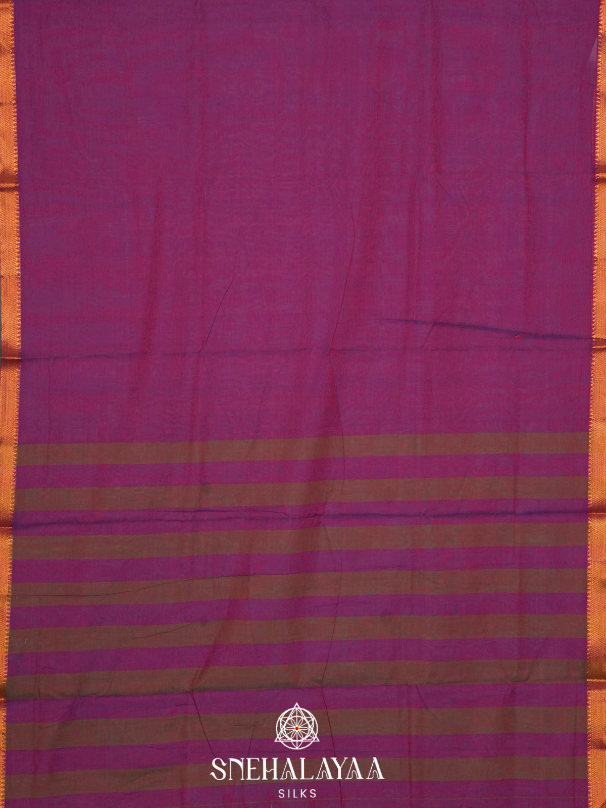 Magenta Narayanpet Cotton Saree