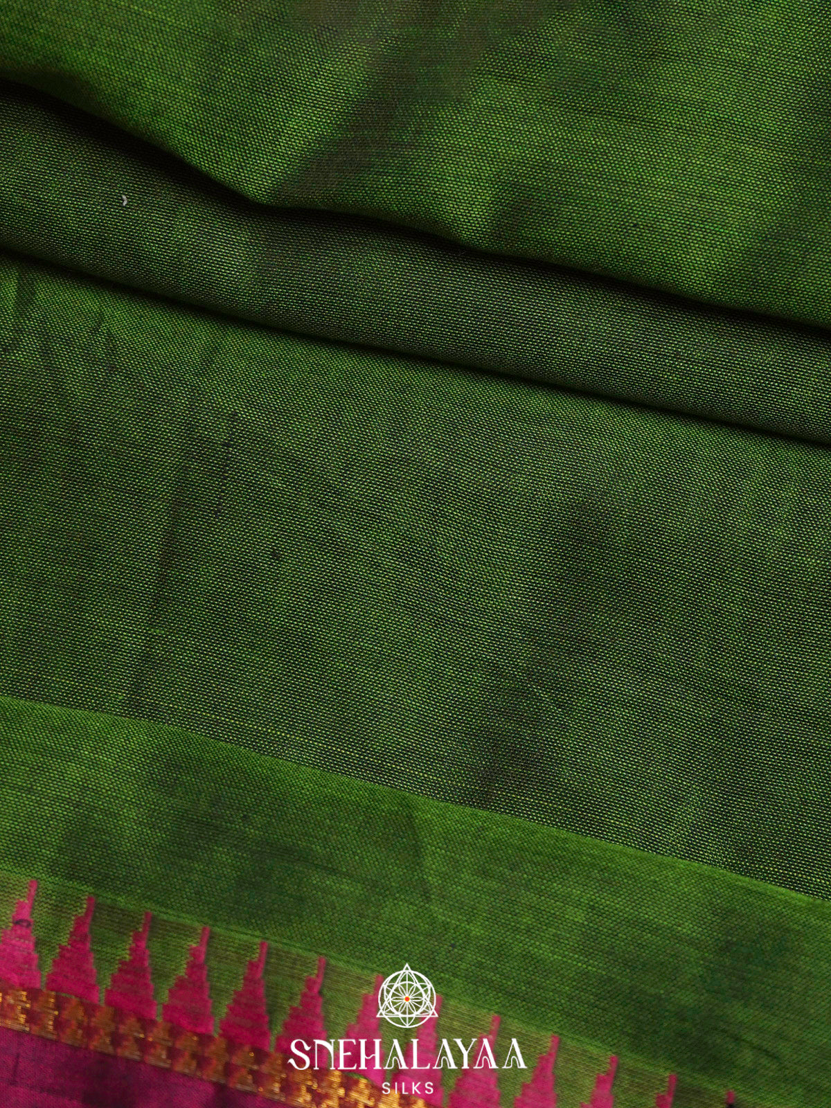 Green Narayanpet Cotton Saree