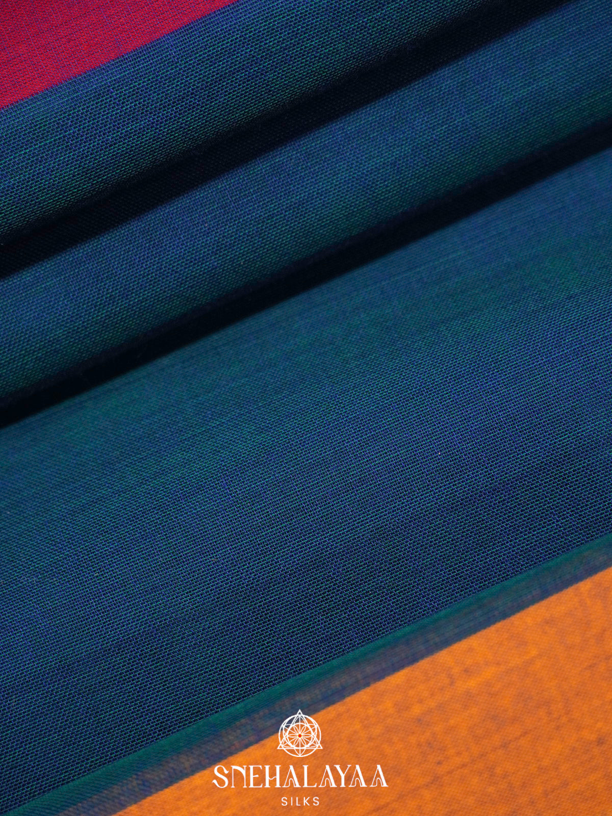 Blue Narayanpet Cotton Saree