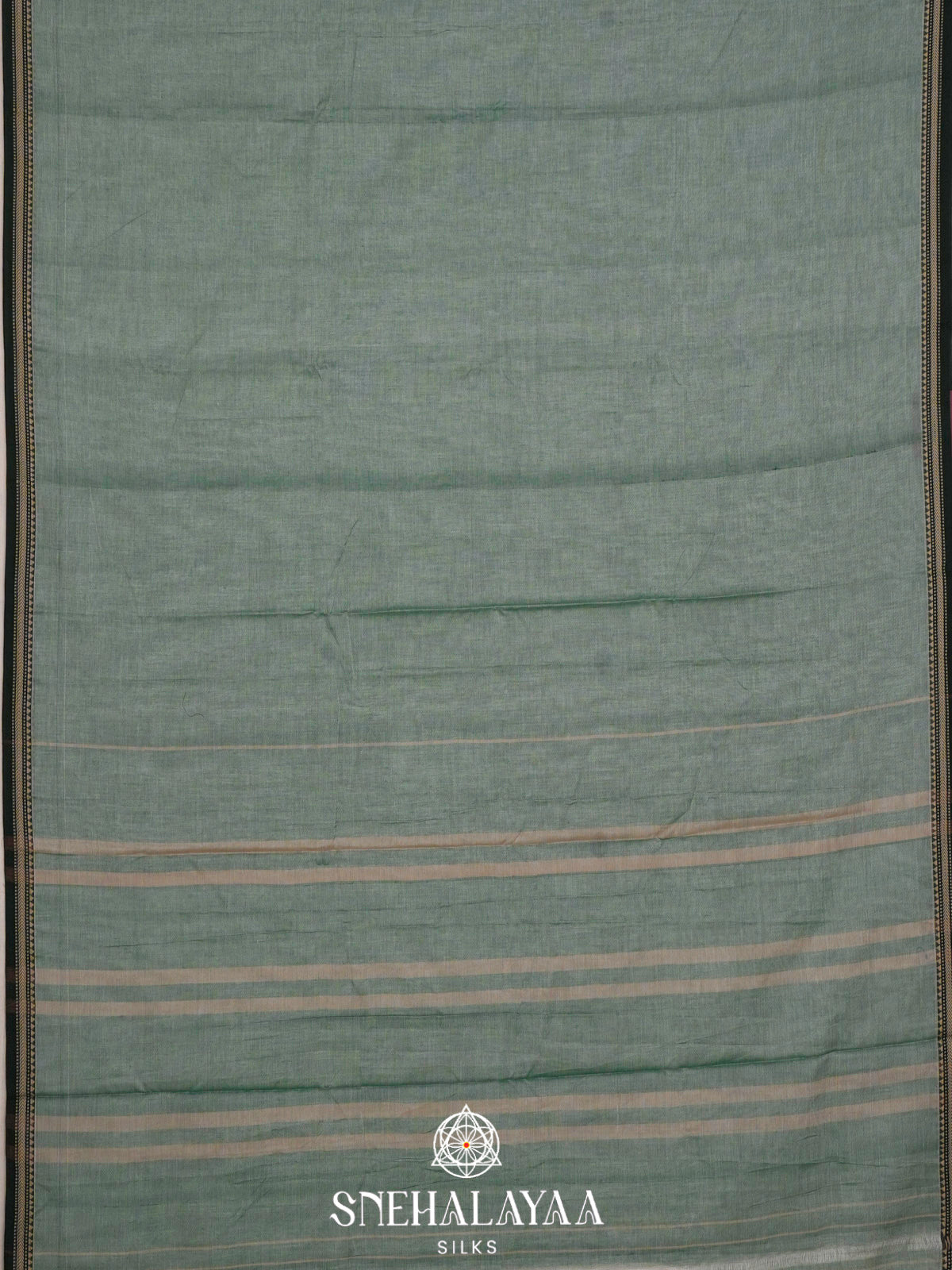 Grey Narayanpet Cotton Saree