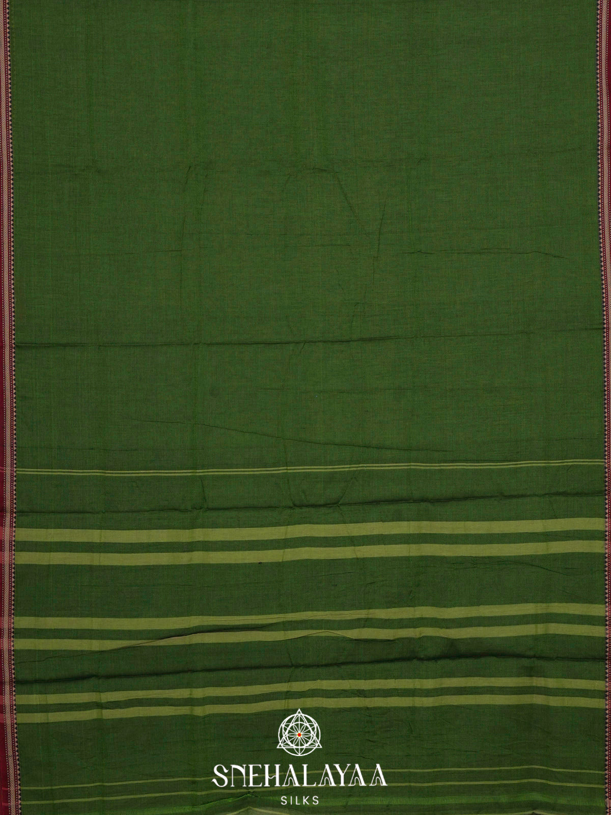Green Narayanpet Cotton Saree