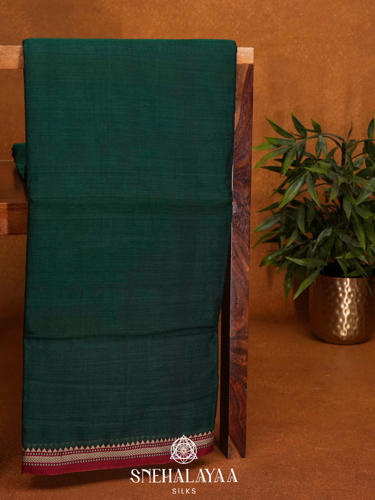 Green Narayanpet Cotton Saree