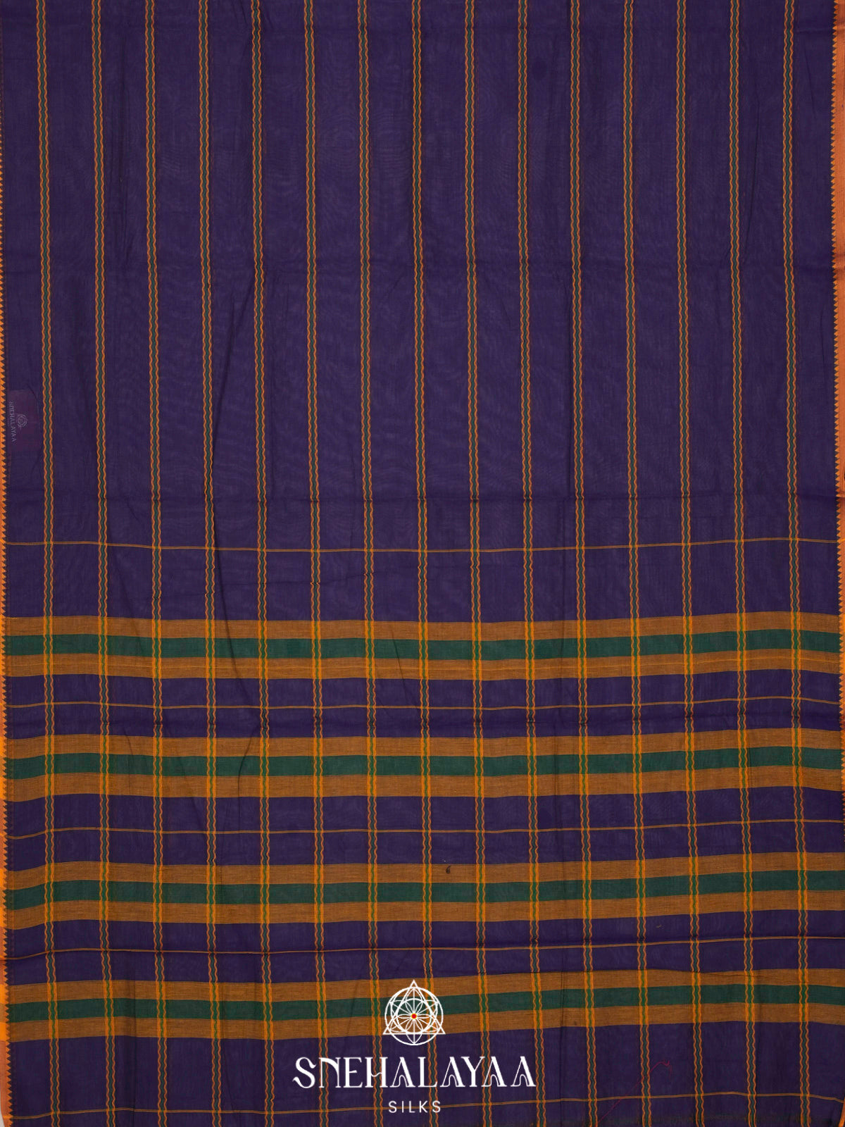 Indigo Narayanpet Cotton Saree
