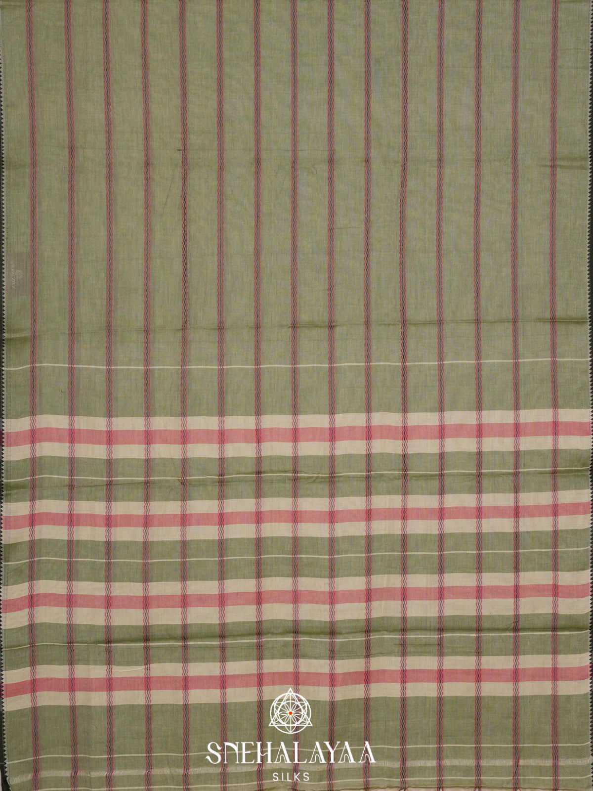 Celadon Green Narayanpet Cotton Saree