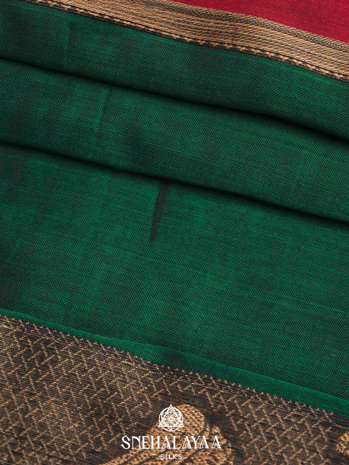 Green Narayanpet Cotton Saree