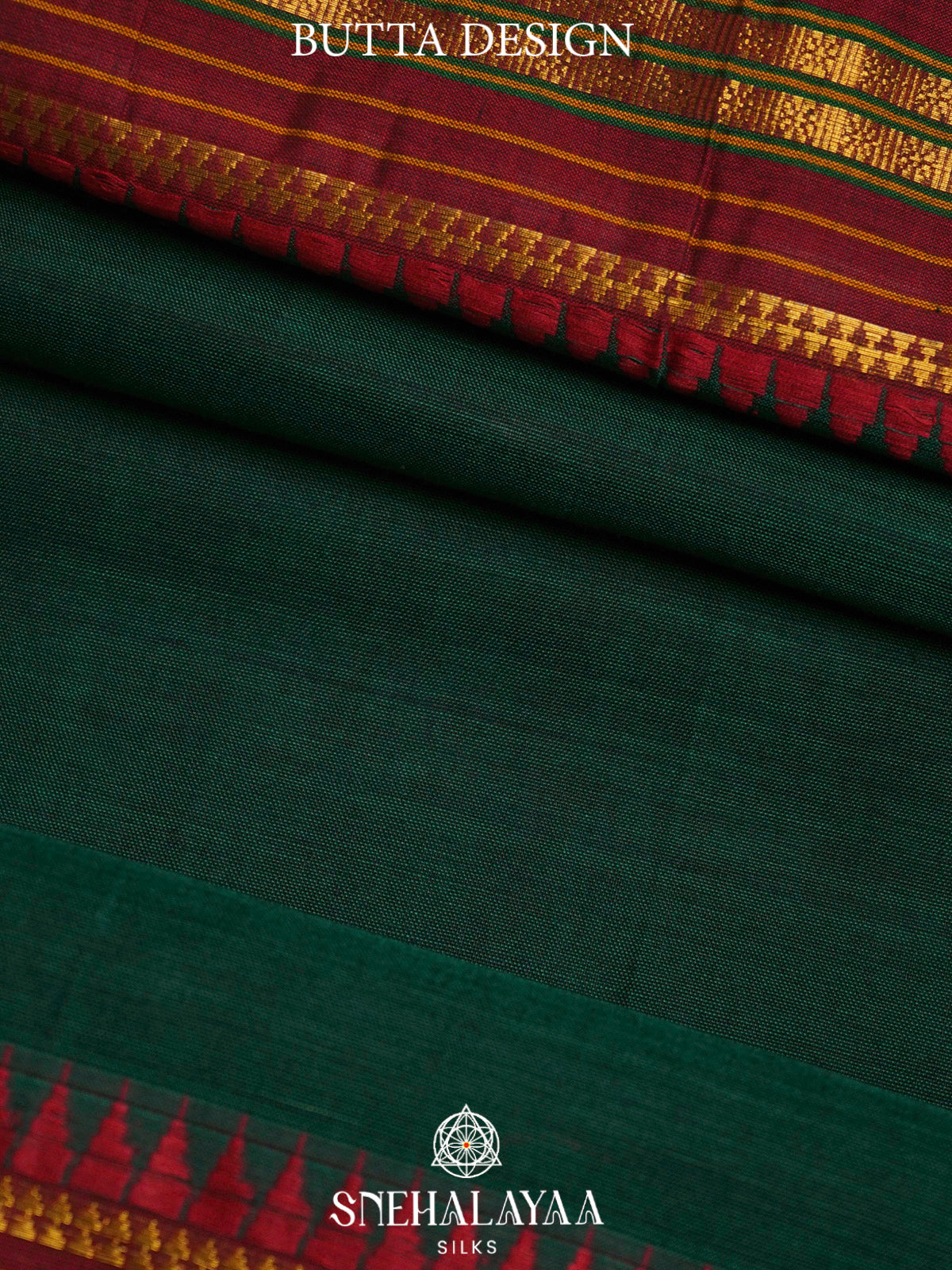 Green Narayanpet Cotton Saree