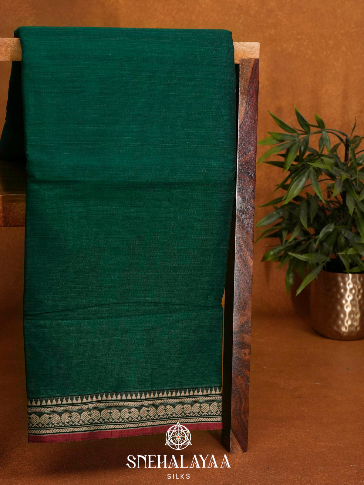 Green Narayanpet Cotton Saree