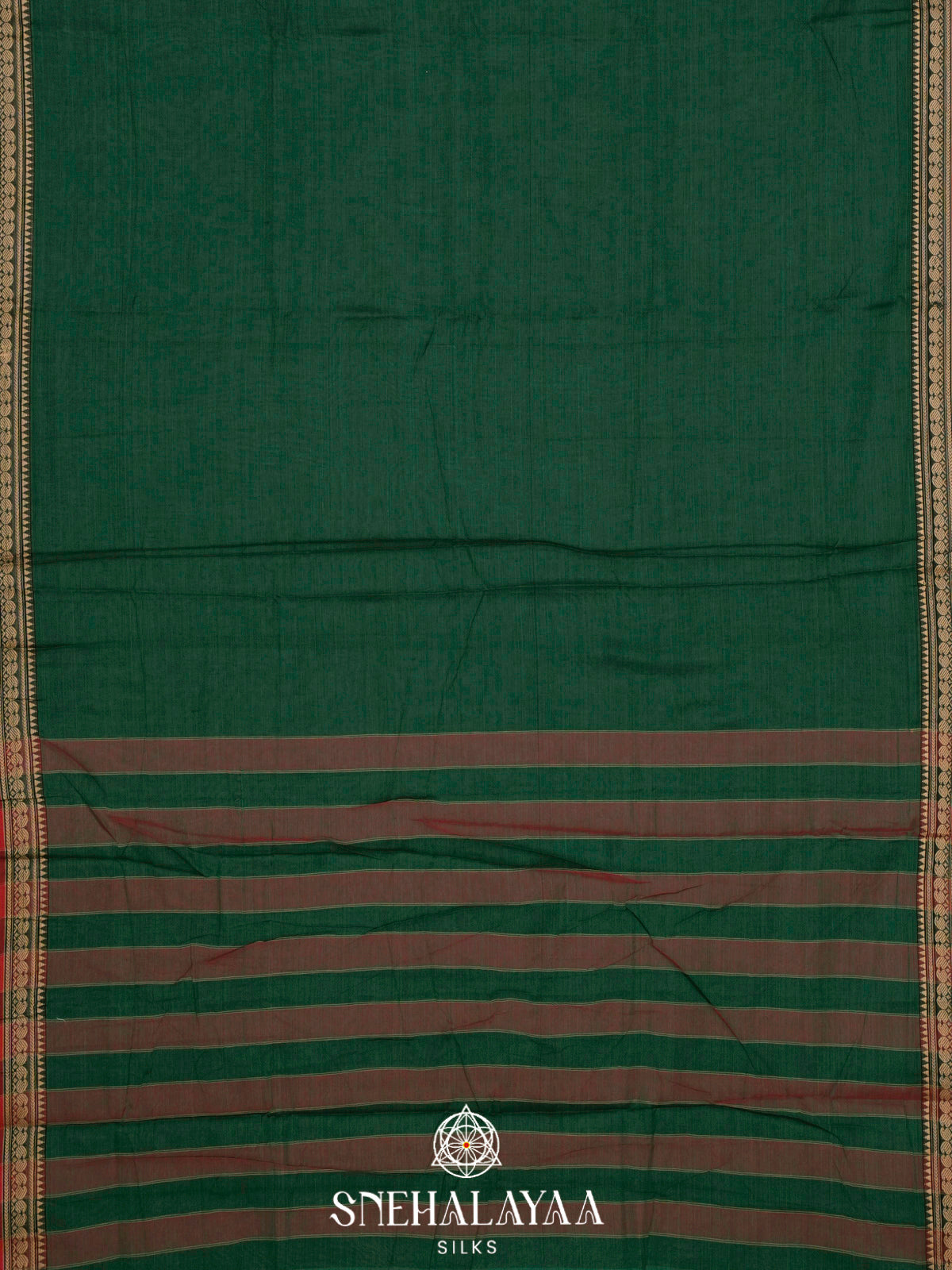 Green Narayanpet Cotton Saree