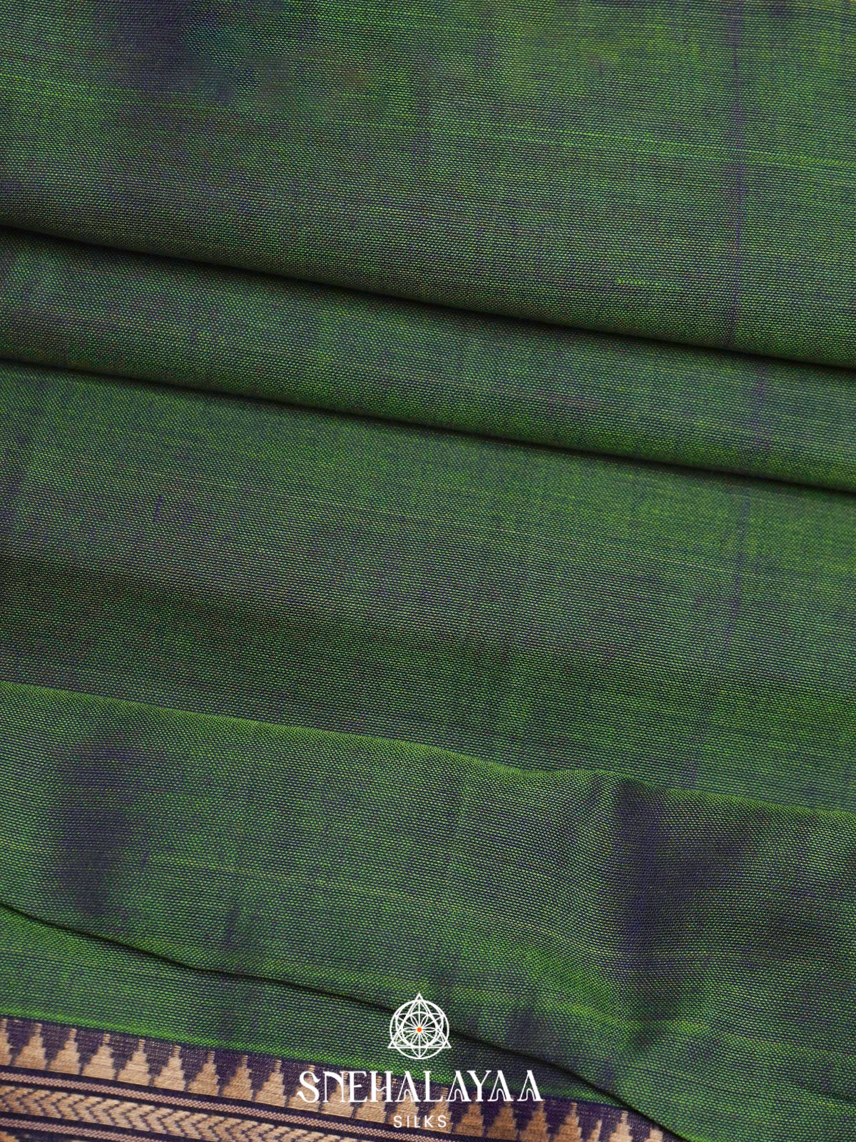 Green Narayanpet Cotton Saree