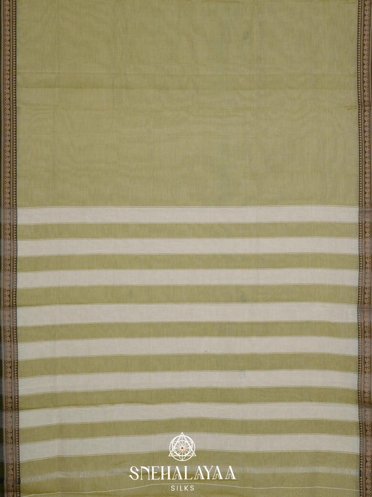 Beige Narayanpet Cotton Saree