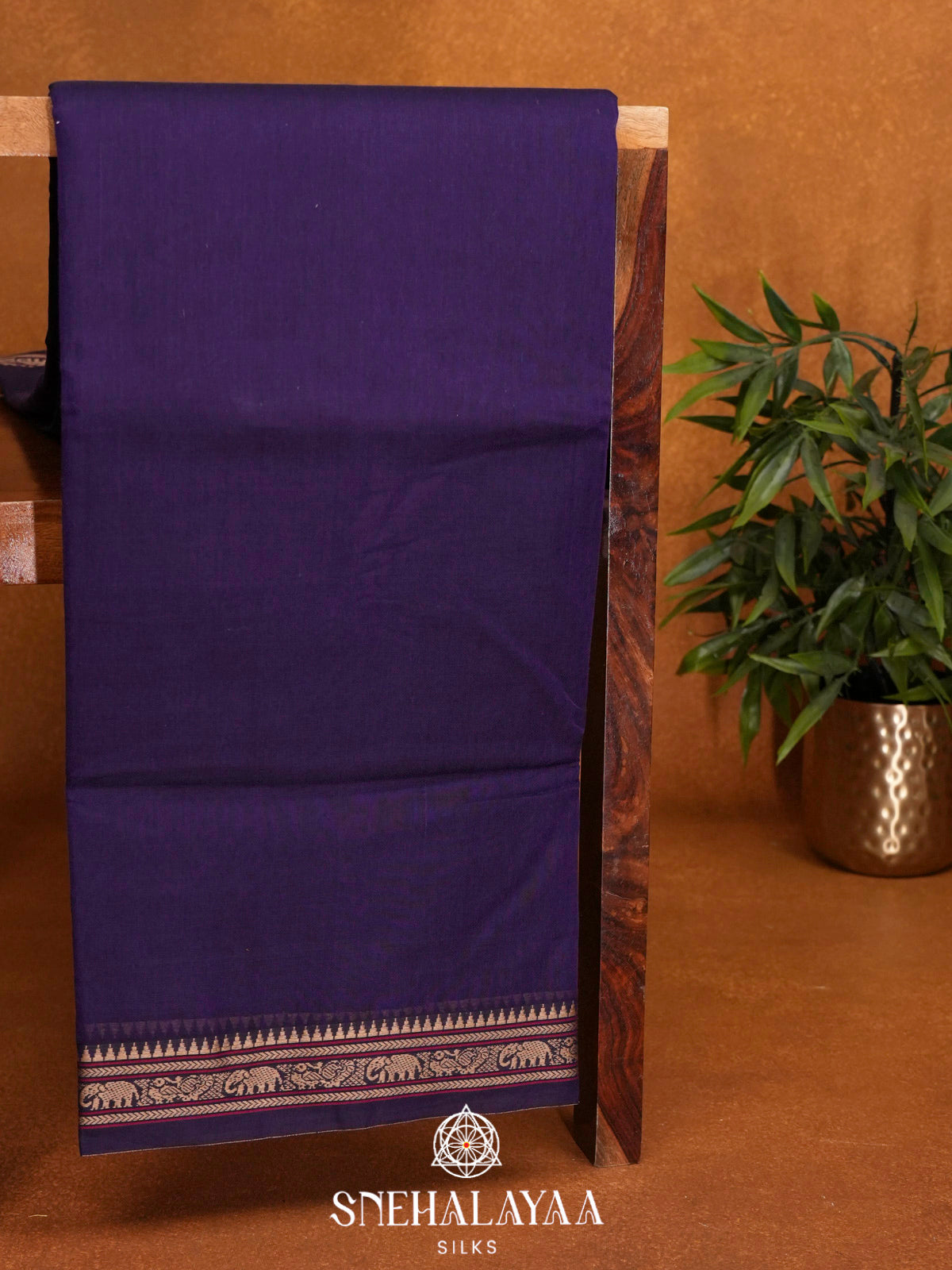 Indigo Narayanpet Cotton Saree